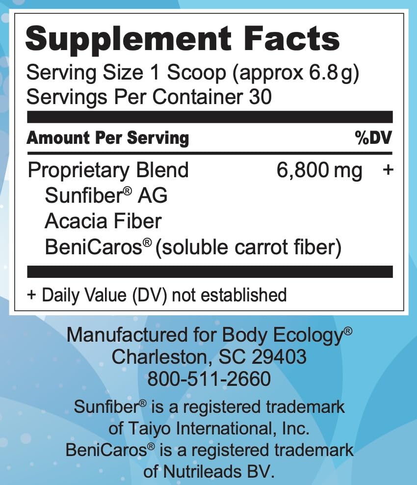 Bodycology EcoBloom Immune Support Prebiotic Dietary Fiber Powder, 7.2 oz