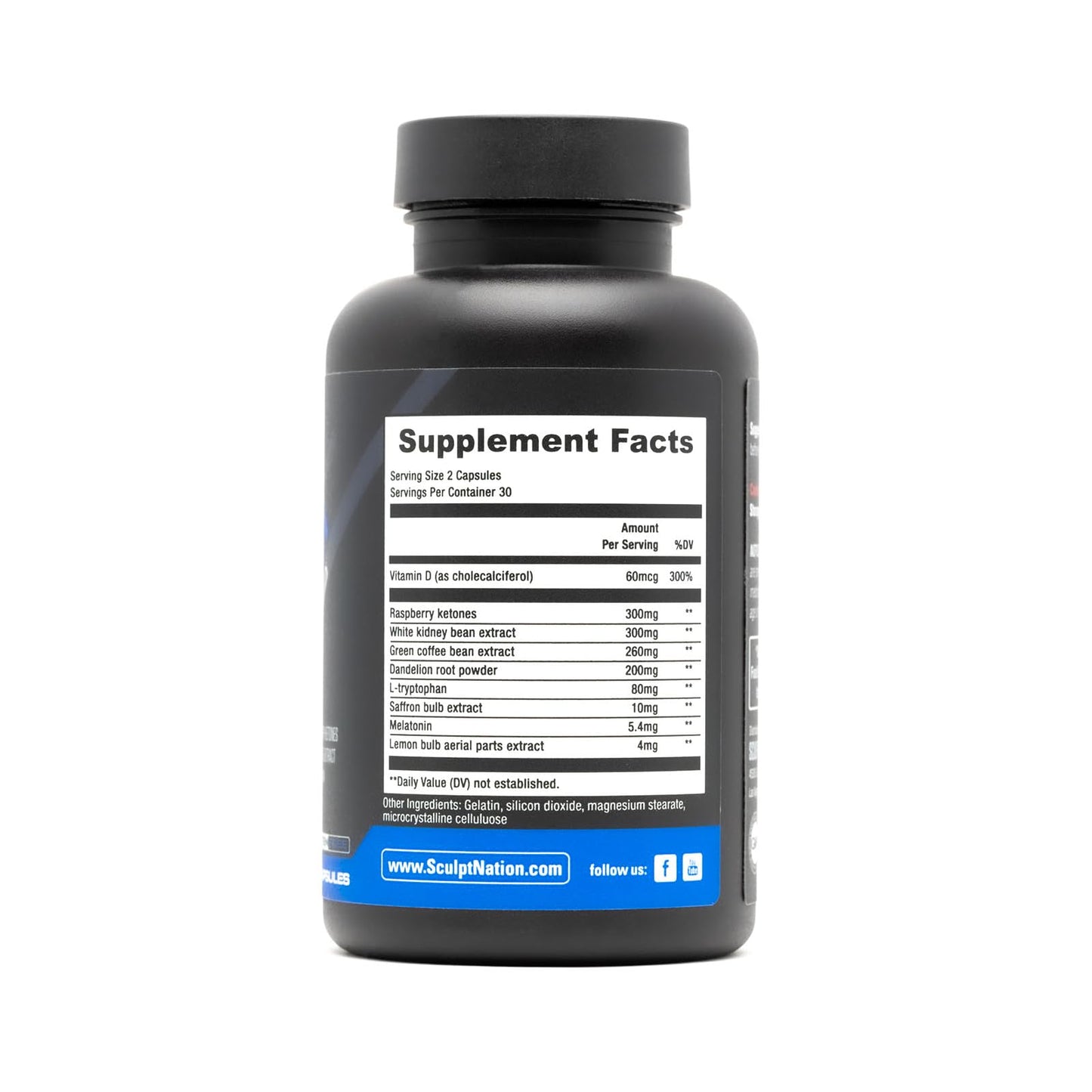 Sculpt Nation Burn Day and Burn PM Metabolism Booster and Post-Workout Melatonin for Sleep Support Capsules 120