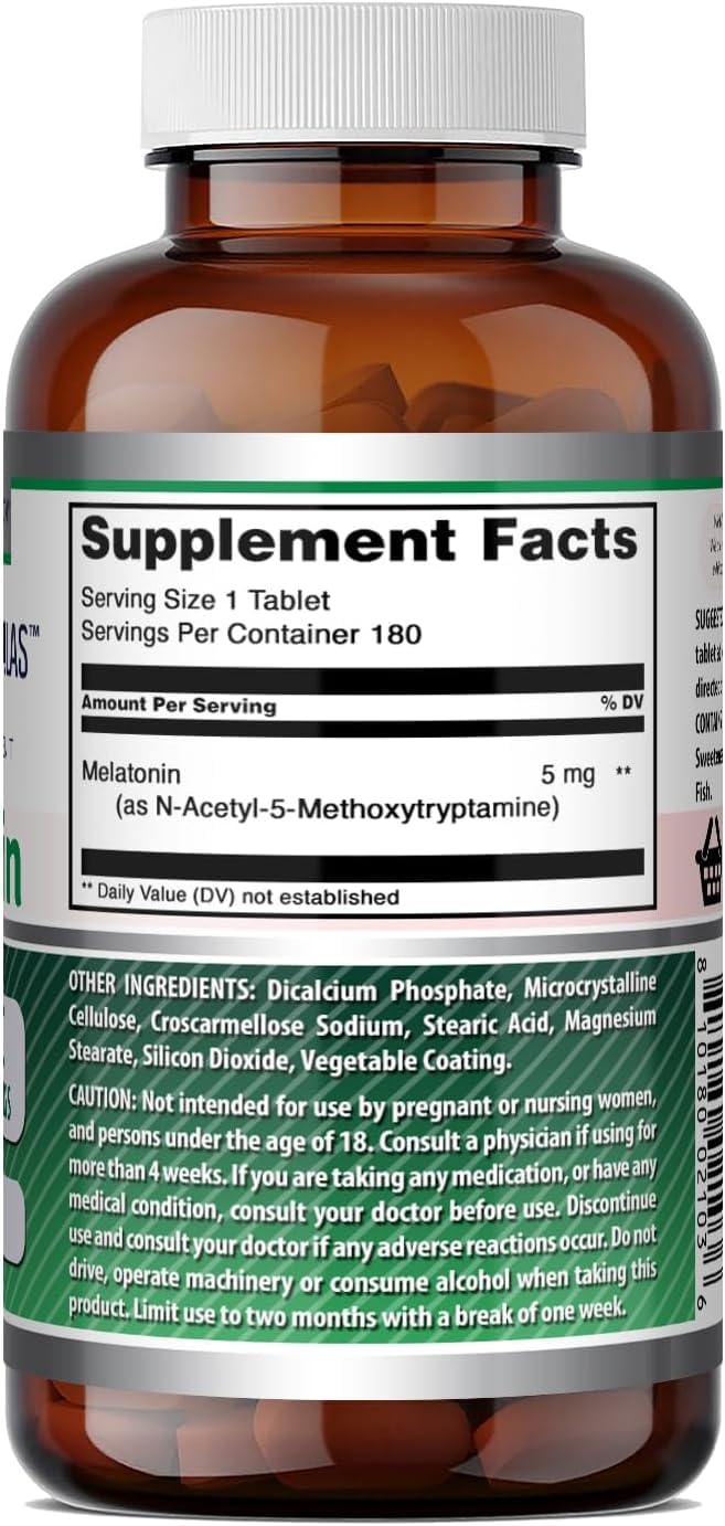 Amazing Nutrition Melatonin 5 mg Tablets 540 Count