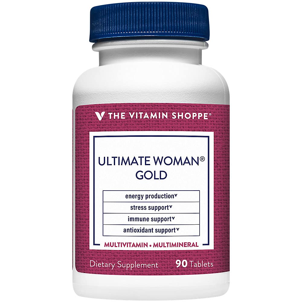 The Vitamin Shoppe Ultimate Woman's Gold Multivitamin, 90 Tablets