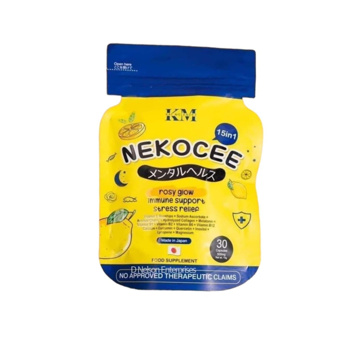 HerSkin Nekothione Glutathione & NekoCee 90 Capsules