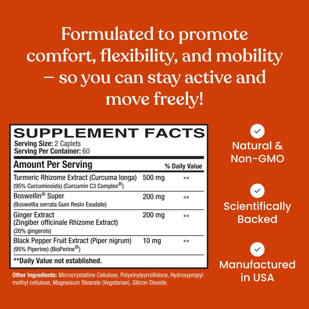 Better Way Health Curcumin Plus Caplets 1 Count