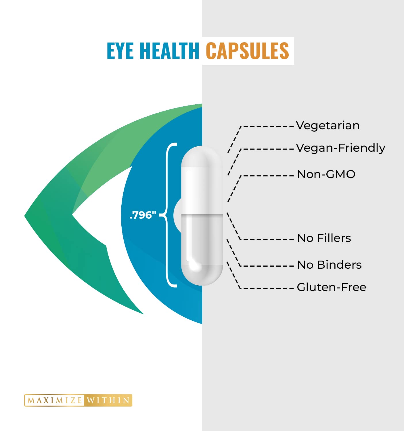 Maximum Slim Maximize Within Eye Health and Mineral Supplement Capsule 60 Count