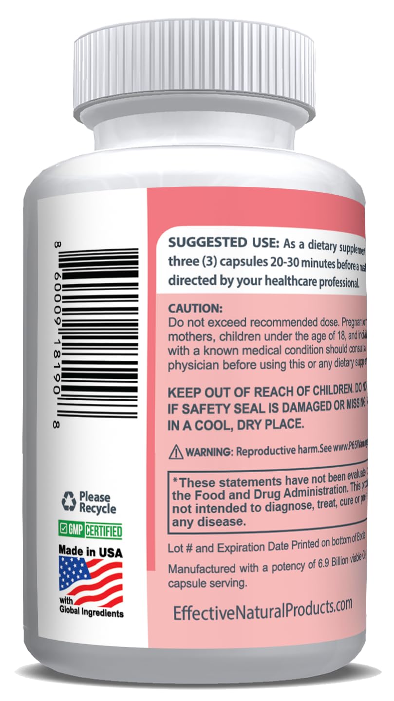 ENP Menopause Support for Women with Black Cohosh, Red Clover and Prebiotic Blend Capsule 1 Count