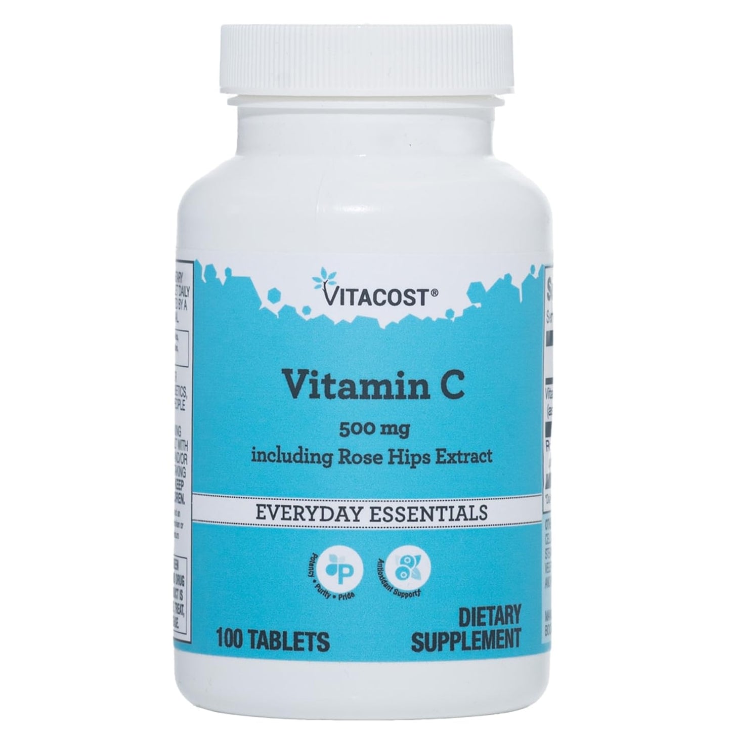 Vitacost Vitamin C Including Rose Hips Extract Tablet, 1 Count