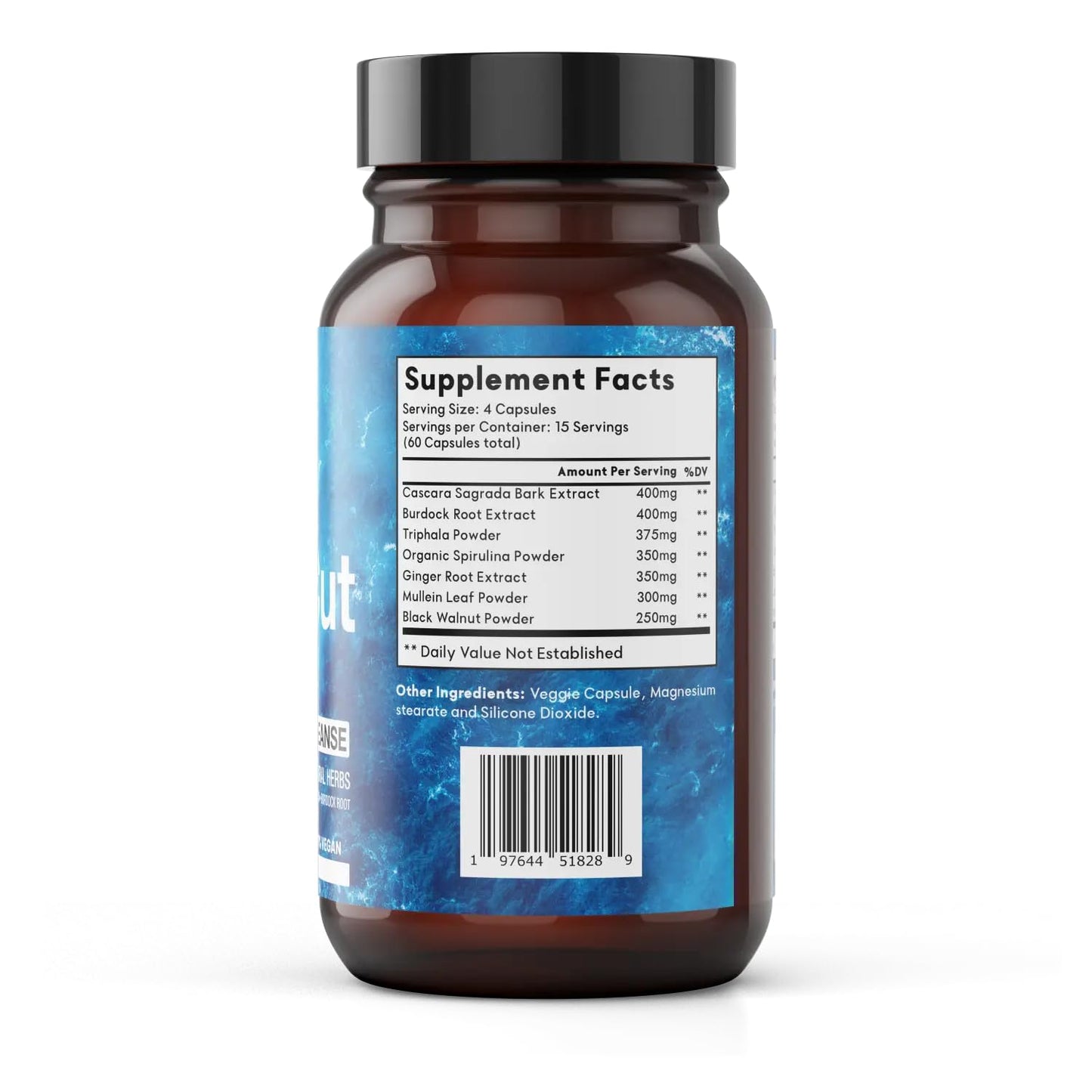 TooCut Detox - Body Detox Supplement for Digestive Support, Gut Health & Natural Cleansing - Helps Reduce Bloating & Supports Energy - 7 Herbal Ingredient Plant-Based Formula Capsule, 60 Count