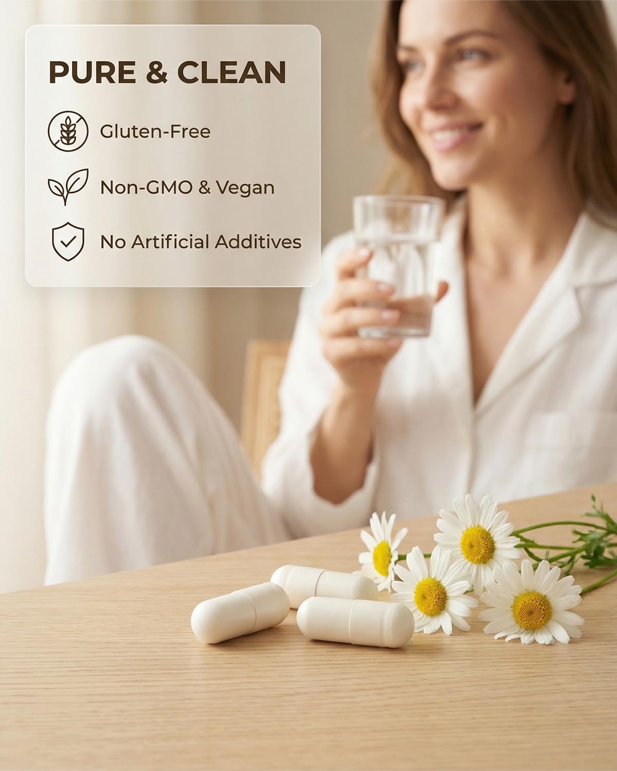 ACAPPELLA Magnesium Citrate Capsules with Magnesium Glycinate, Magnesium Taurate, L-Theanine & Apigenin, 120 Capsules