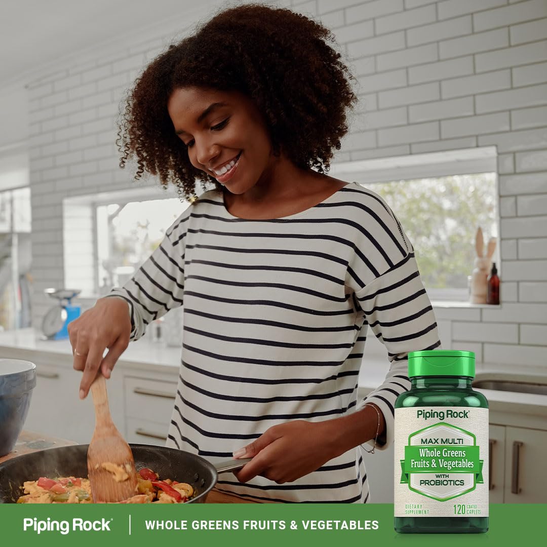 Piping Rock Fruits and Veggies Supplement Caplets 120 Count
