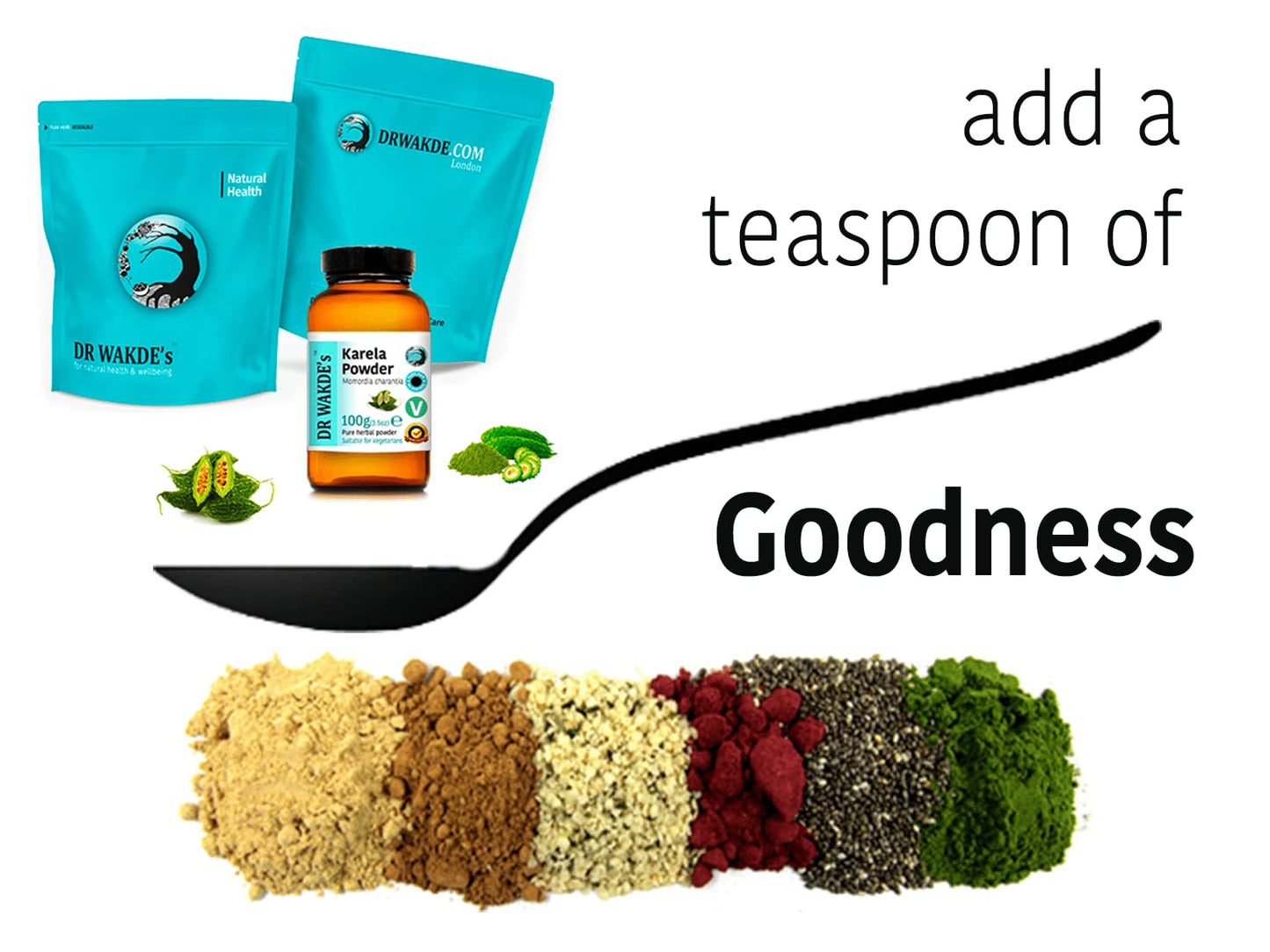 DR WAKDE's Karela Powder 17.64 oz
