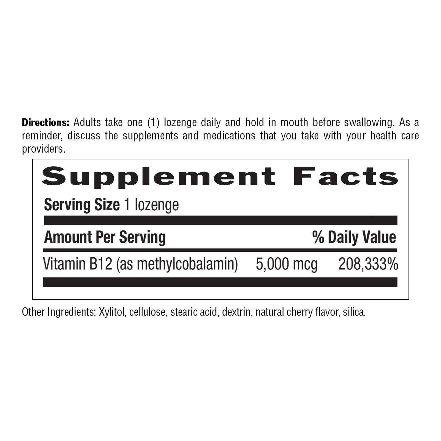 Country Life Methyl B12 5000mcg Chewable 60 Count
