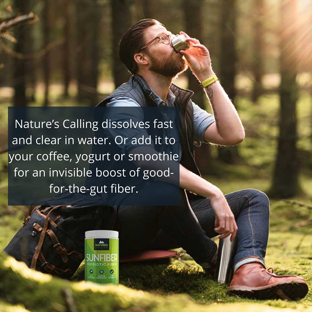 NATURE'S CALLING All-Natural Fiber Supplement Powder 7.4 oz