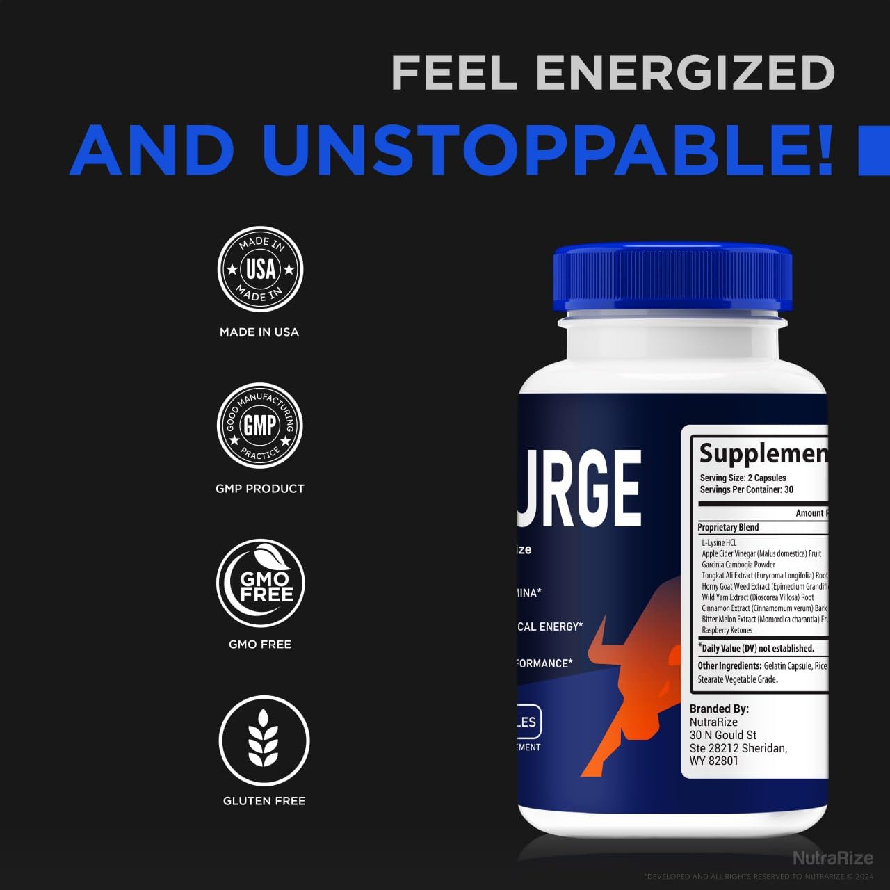 NutraRize VigoSurge Capsule, 60 Count