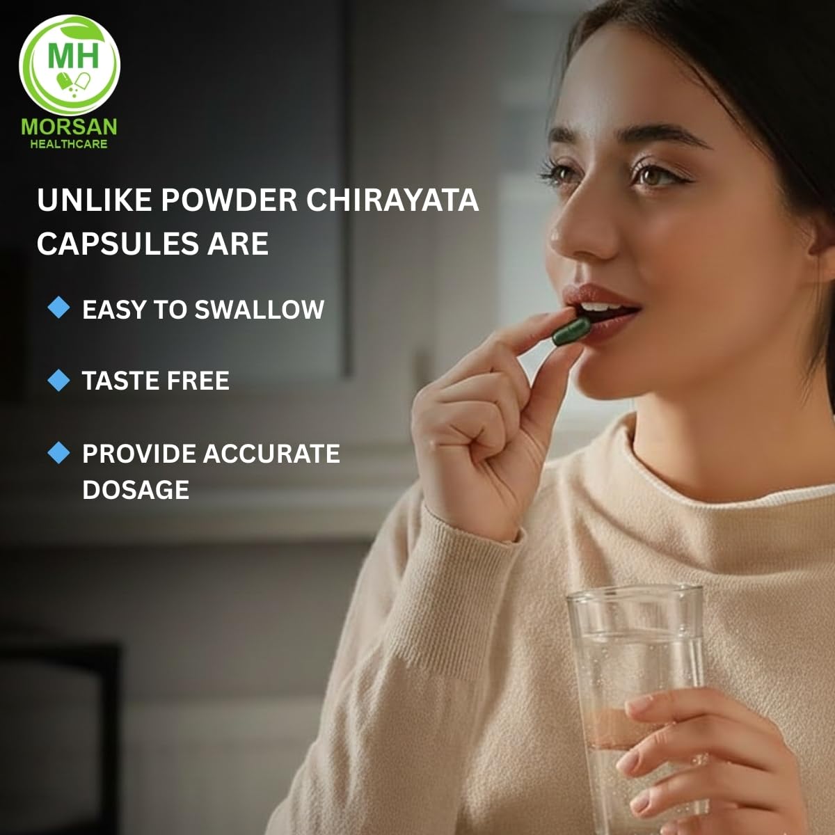 Morsan Healthcare Chirayata Capsules 60 Count