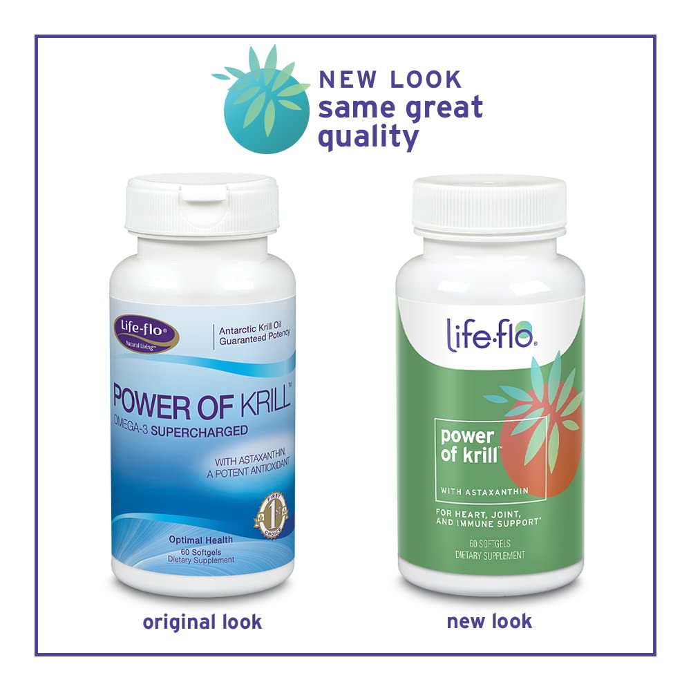 LIFE-FLO Power of Krill Softgels 60 Count