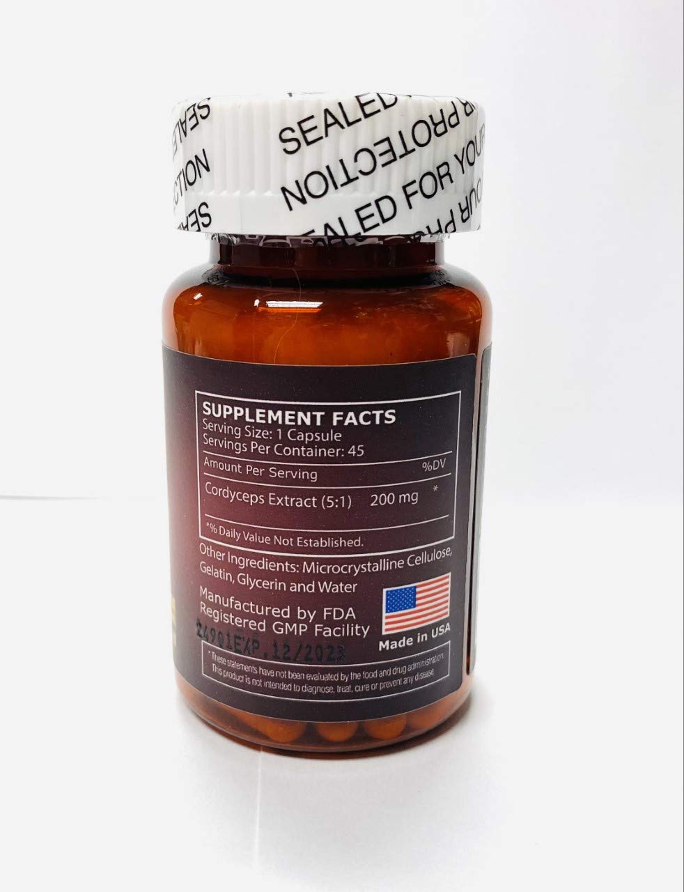 Vicare Vi-Cordyceps Dietary Supplement Capsules 1 Count