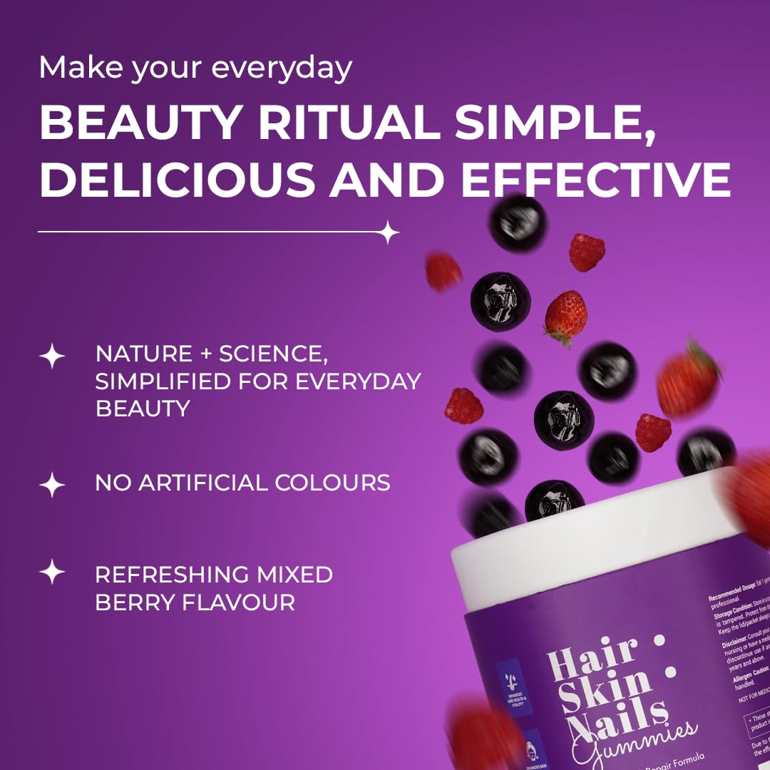 The Wellness Project 14-in-1 Hair, Skin & Nails Gummies, 60 Gummies