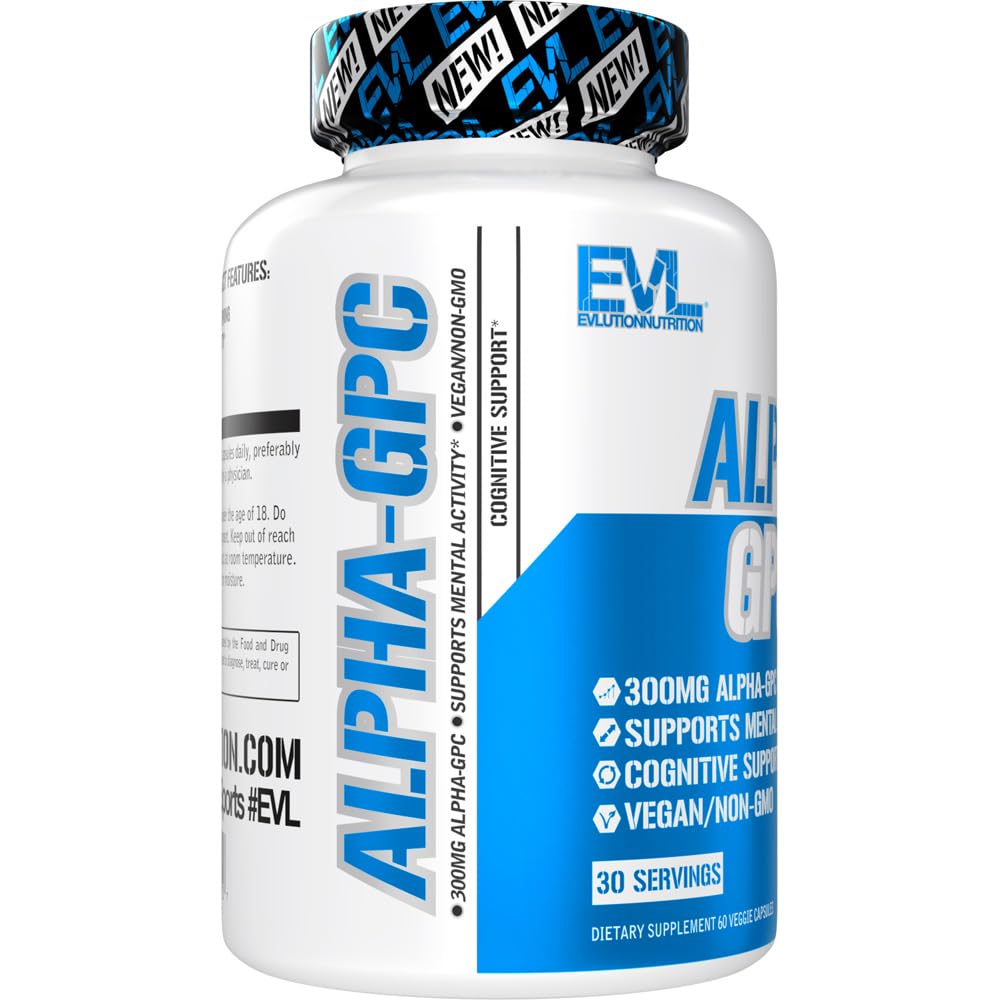 EVL Nutrition Alpha GPC Capsule 60 Count
