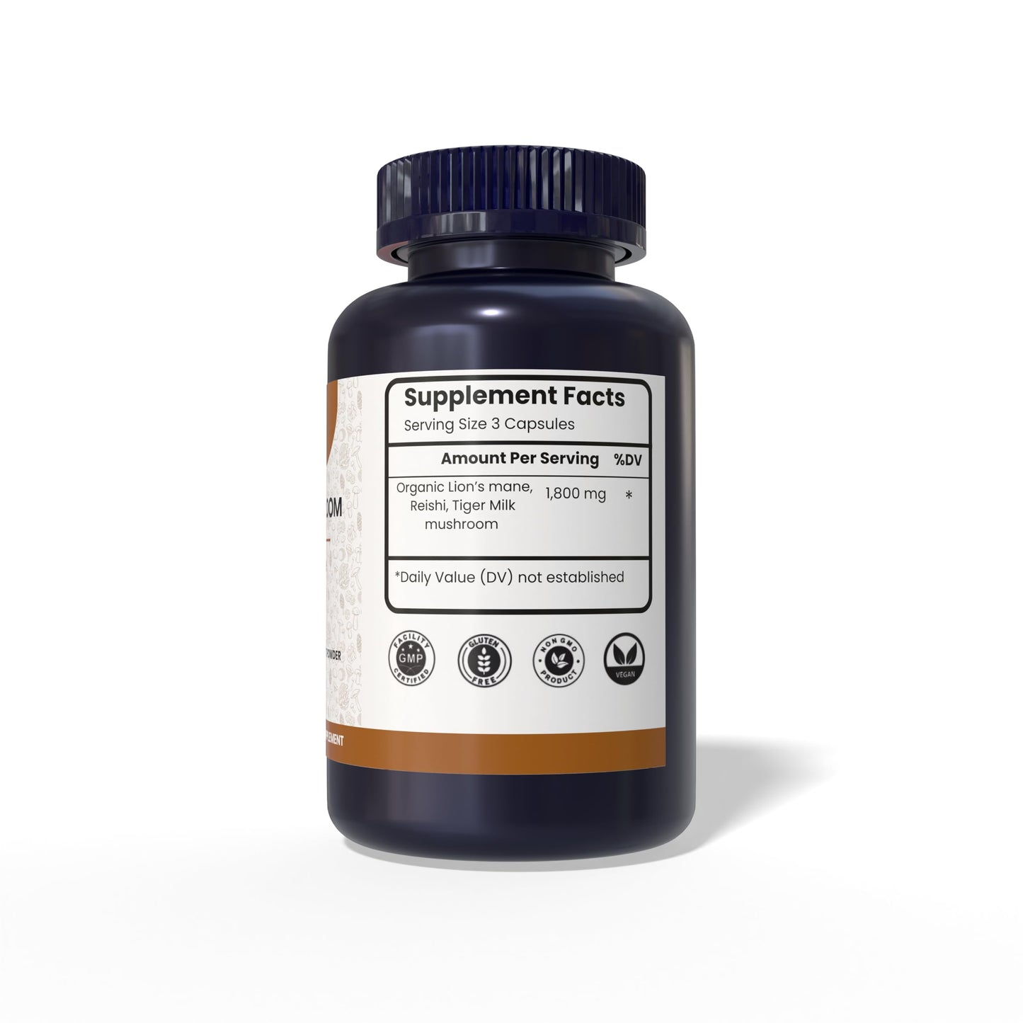 AZ BIOTECH Super Mushrooms Extract Capsules, 90 Count