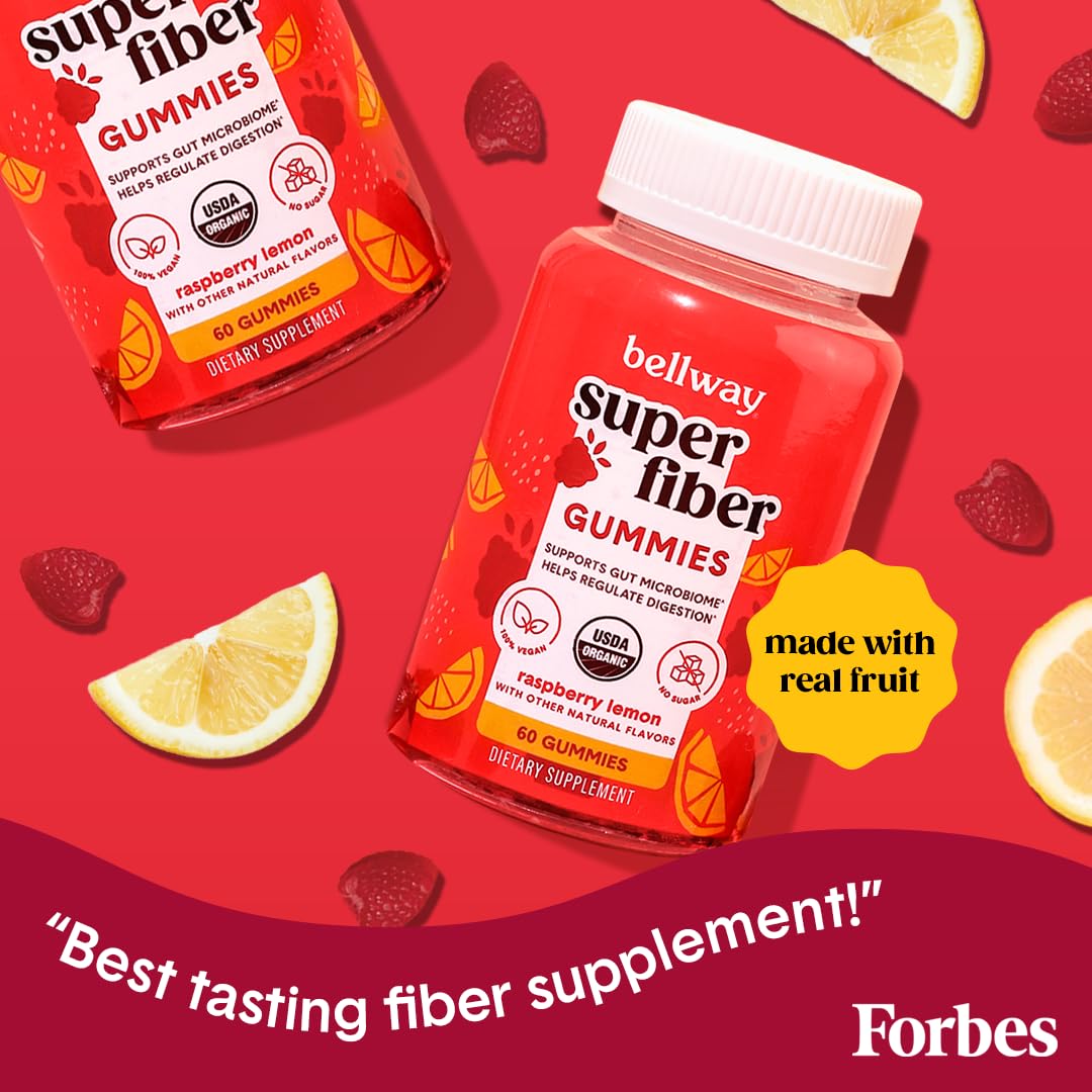 Bellway Super Fiber Gummies, 60 Count