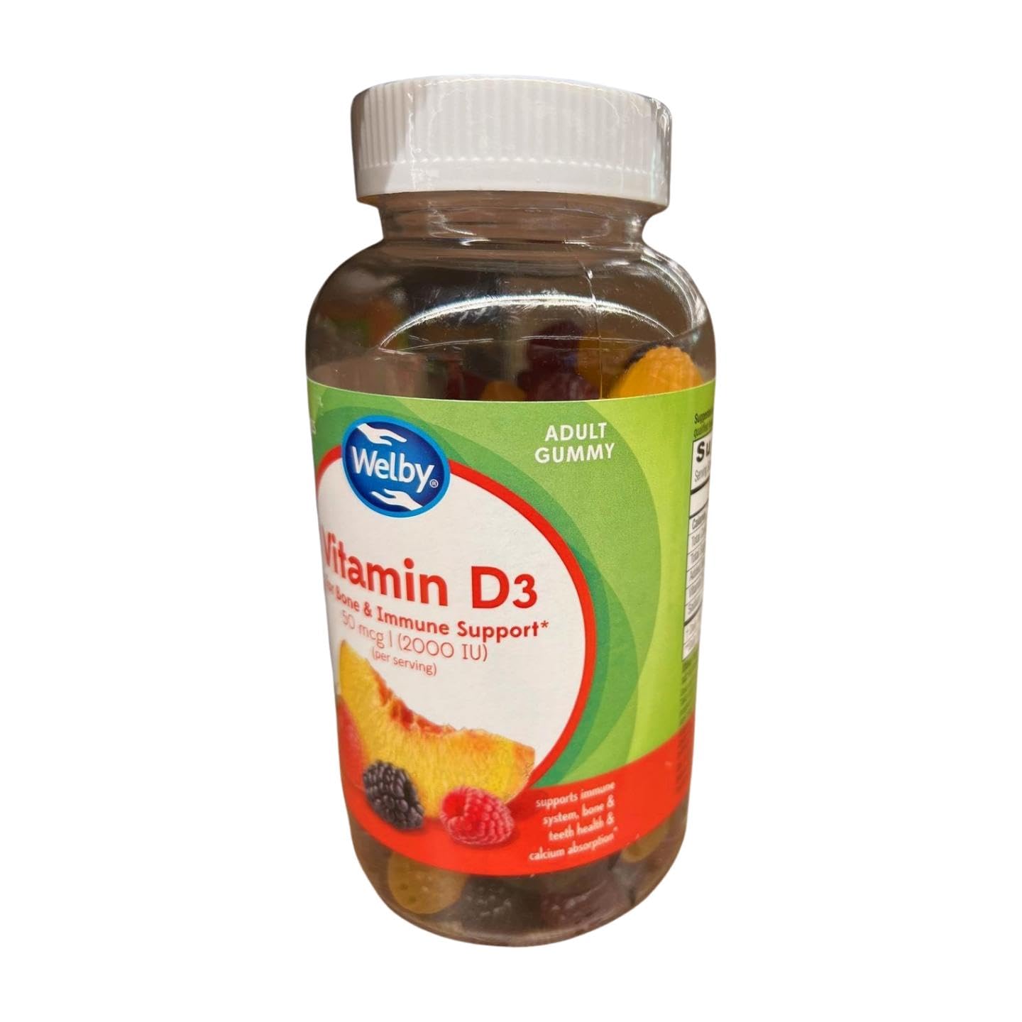 Generic Vitamin D Gummies for Bone & Immune Support, 164 Gummies