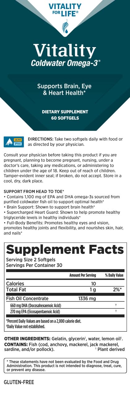 Melaleuca Coldwater Omega 3 Capsule 30