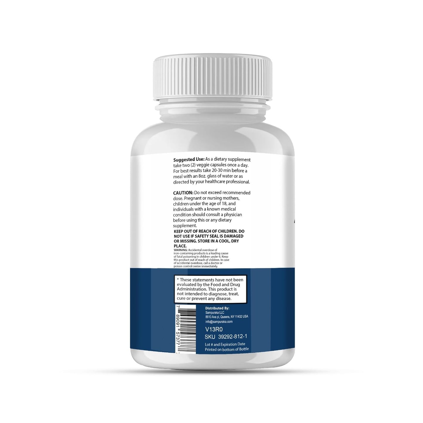 Sampuraka Mind Tech Advanced New Formula Supplement Capsules, 120 Count