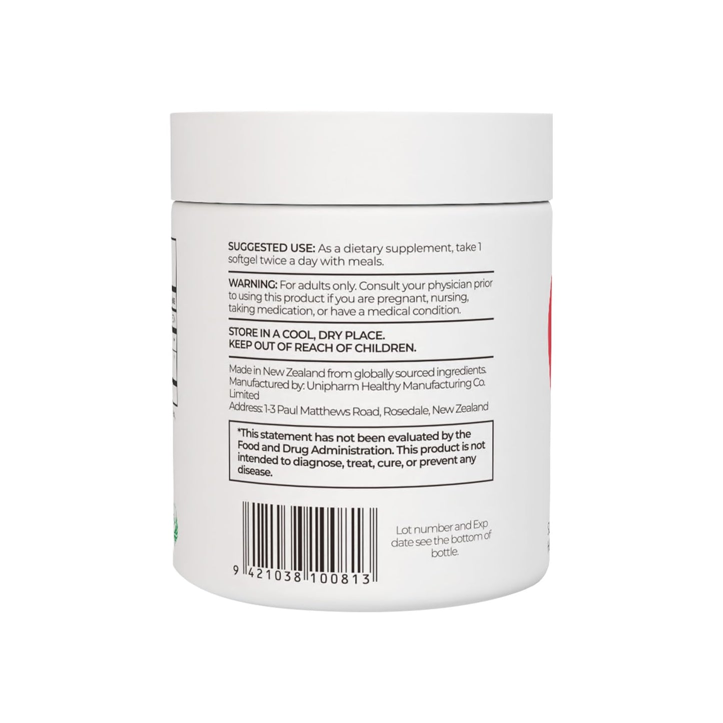 HUJ CoQ10 200mg Per Day Softgels 60 Count
