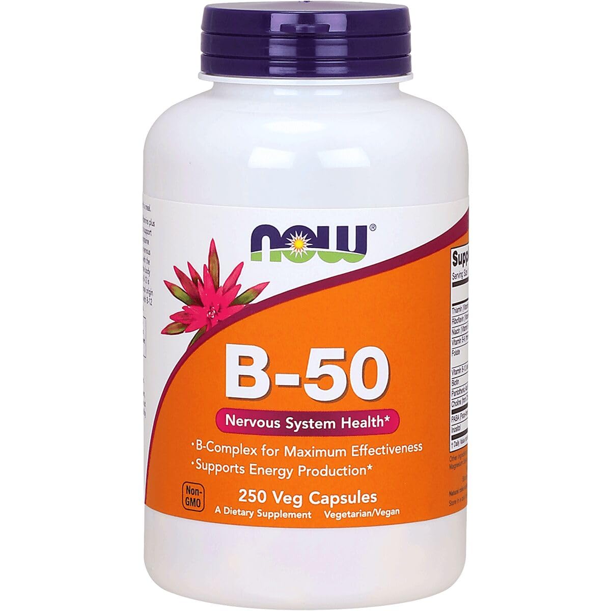 NOW Foods B-50 Vitamin B-Complex Capsule, 1 Count