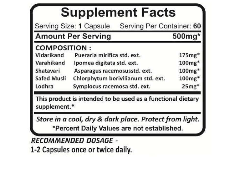 Planet Ayurveda Bustonica 500mg Veg Capsules, 2 Bottles