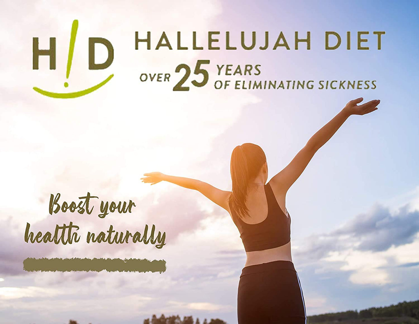 THE HALLELUJAH DIET Hallelujah Diet Organic BarleyMax Powder, Barley and Alfalfa Green Juice Berry Flavor, 8.5 Ounces