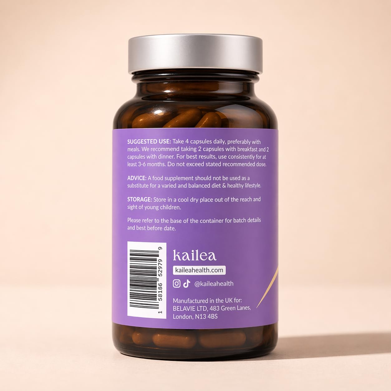 Kailea 8-in-1 Inositol Complex for Women Capsule 120 Capsules