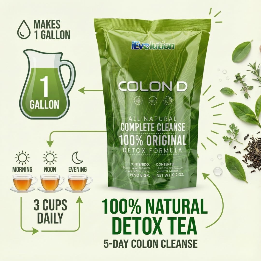 iEvolution 7D-Challenge Detox Kit Liquid & Powder, 10