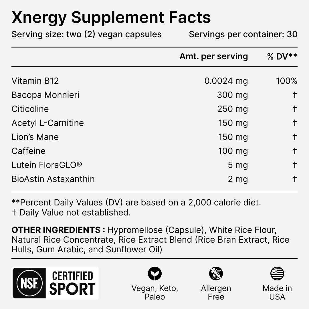 Stoned Ape Nootropack Brain Health Capsules 180 Count