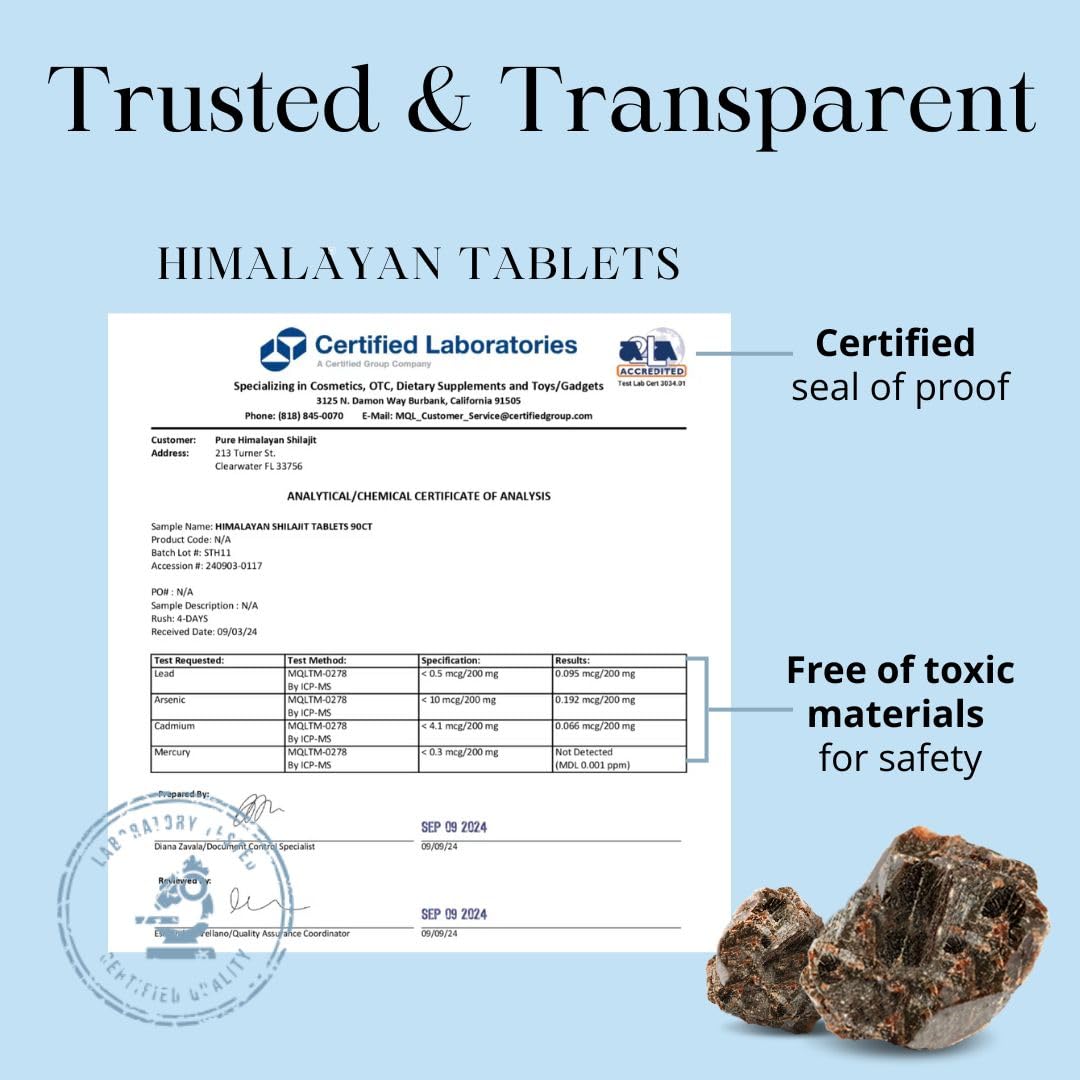 Pure Himalayan Shilajit Shilajit Capsule 90 Capsules