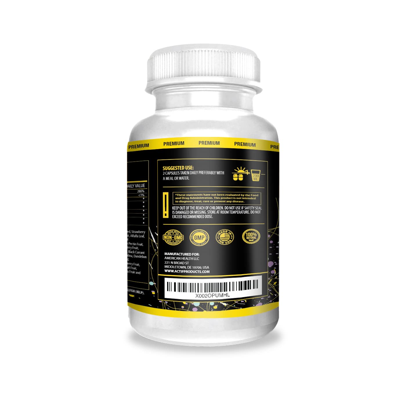 ACTIF Intestine Mega Support Capsule, 60 Count