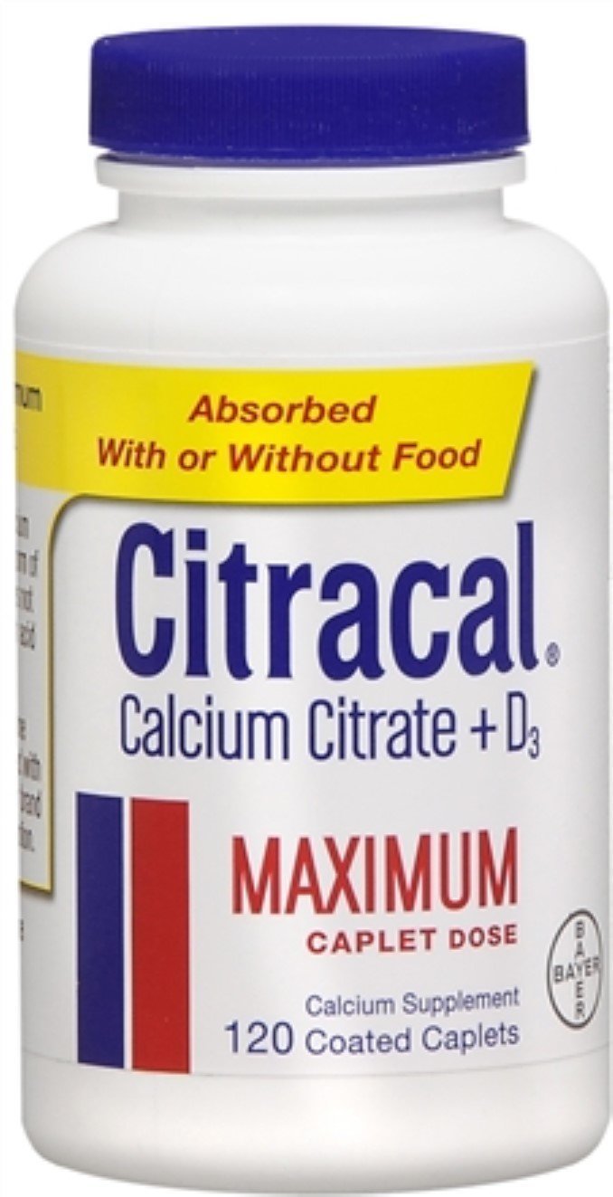 CITRACAL Maximum Plus D3 Calcium Citrate Tablets, 240 Count