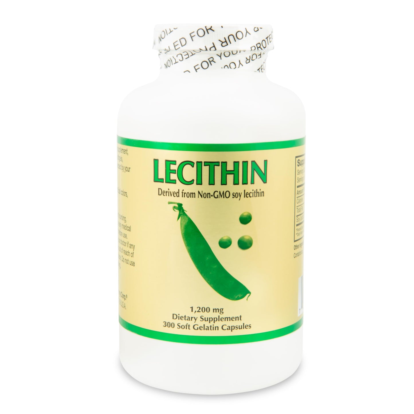 NCB Lecithin 1200 mg Softgel Capsules, 300 Count