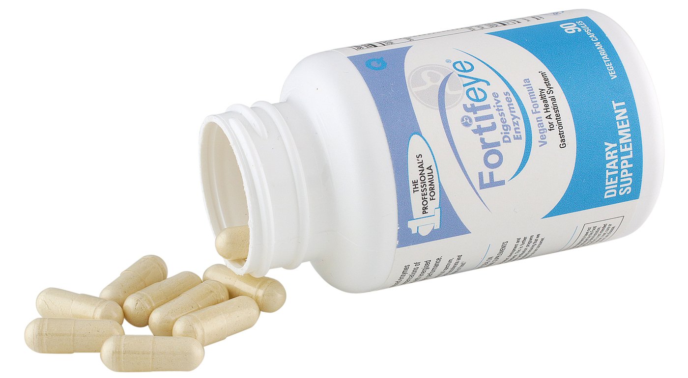 Fortifeye Vitamins Digestive Enzymes with Probiotics for Digestive Health 90 Capsules