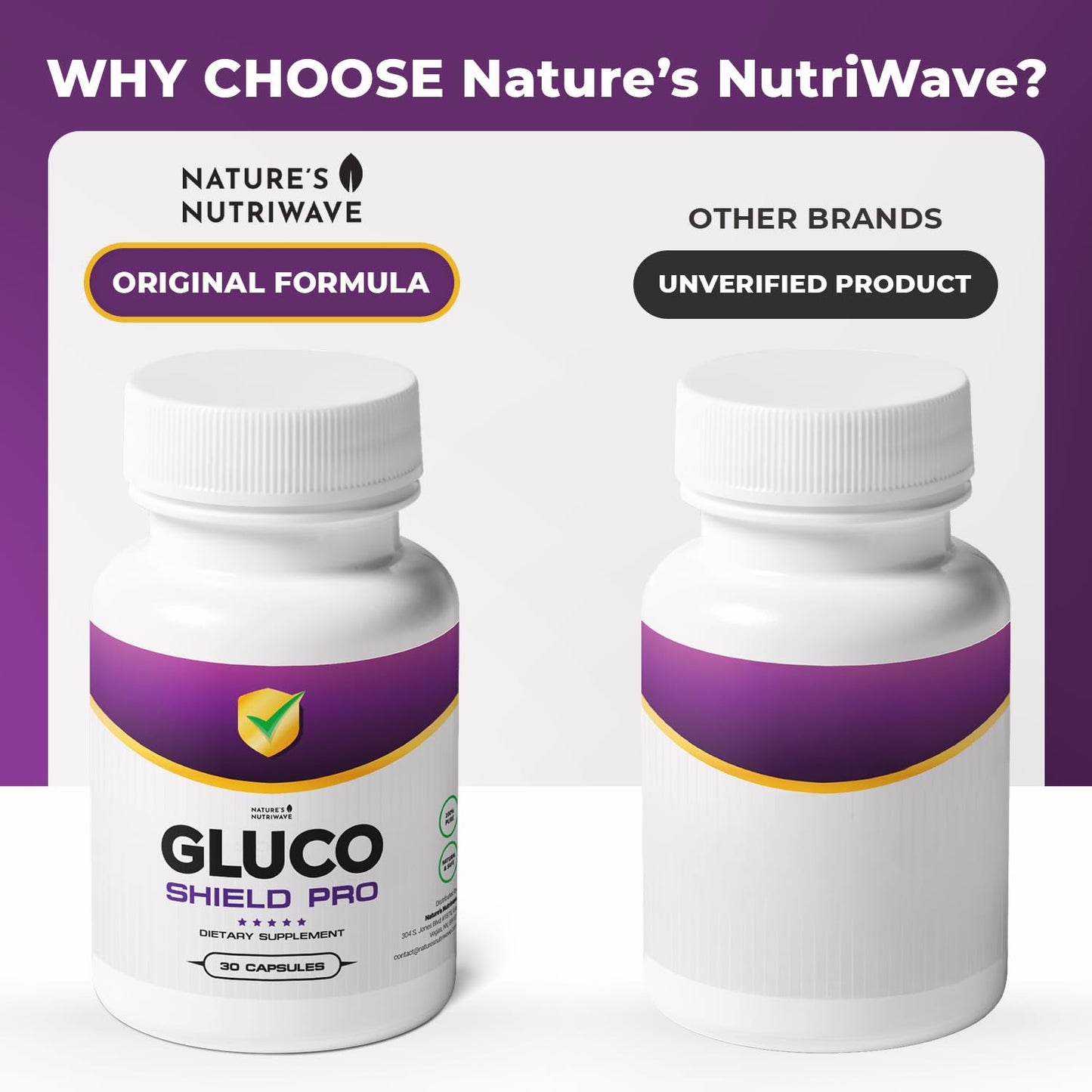 Nature’s NutriWave GlucoShield Pro Capsules 90