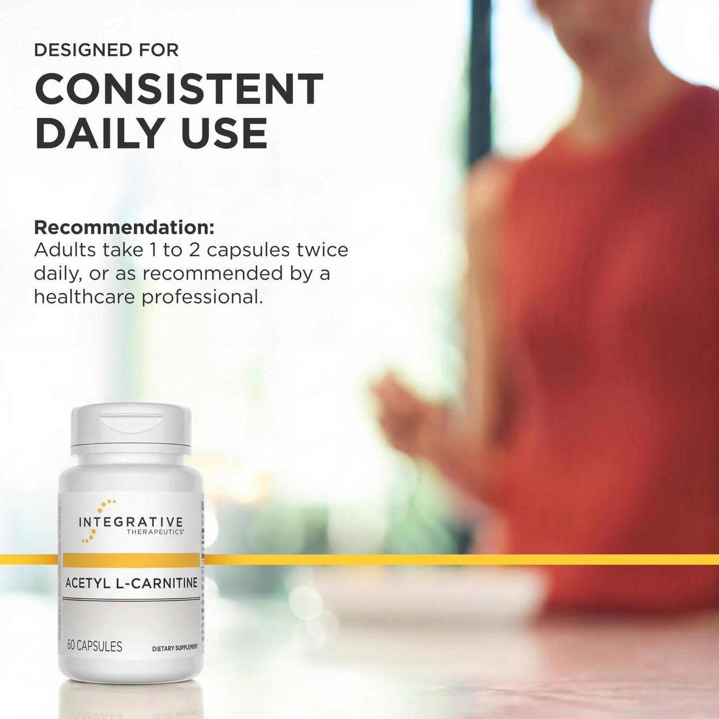 Integrative Therapeutics Acetyl L-Carnitine Capsule, 60 Capsules