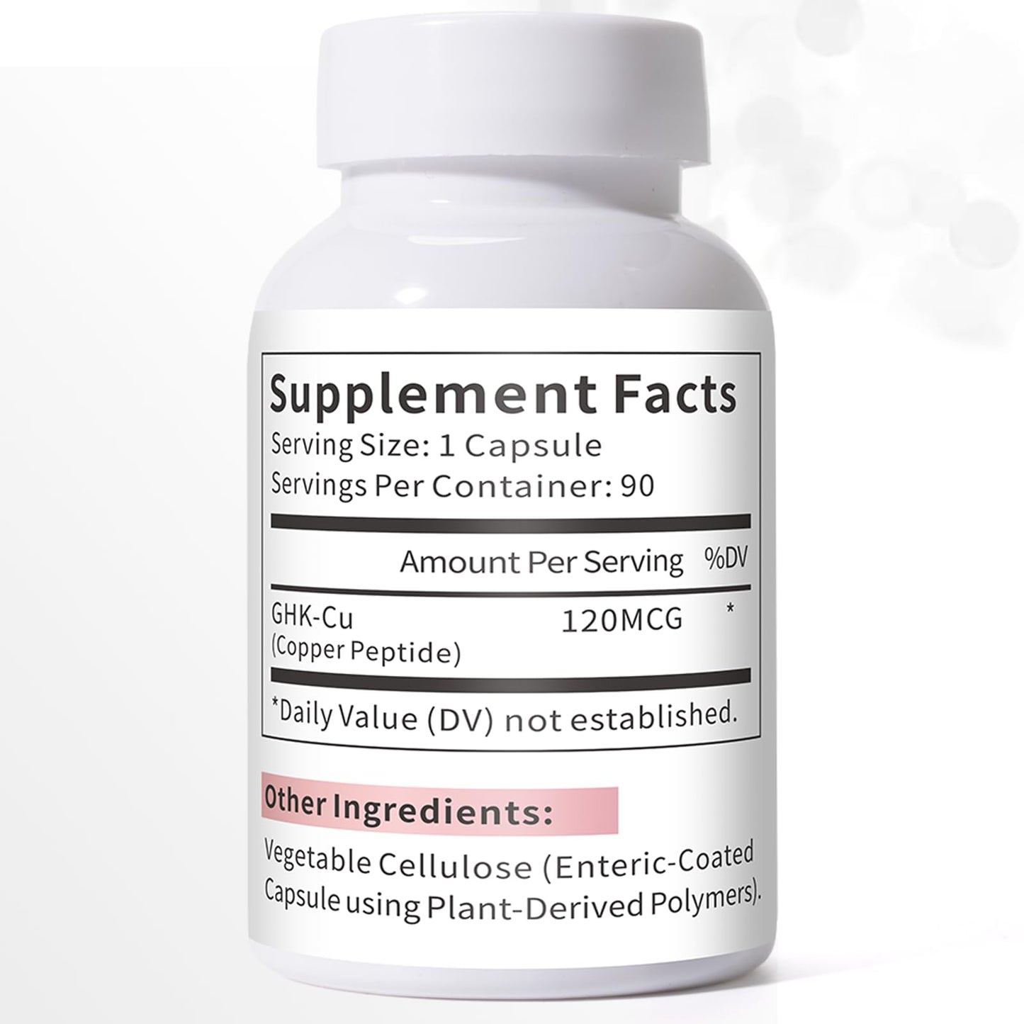 ZERBI GHK-Cu Copper Peptide Capsule, 90 Count