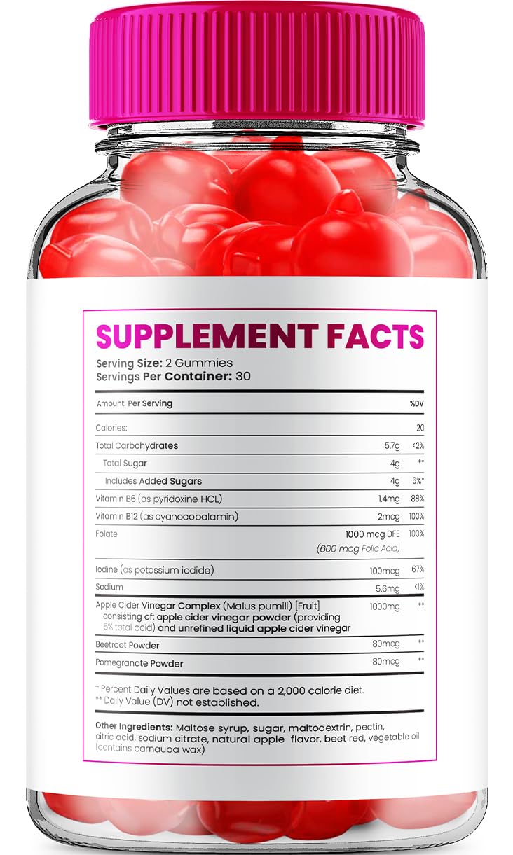 Indelo Bliss Keto ACV Gummies, 120 Count