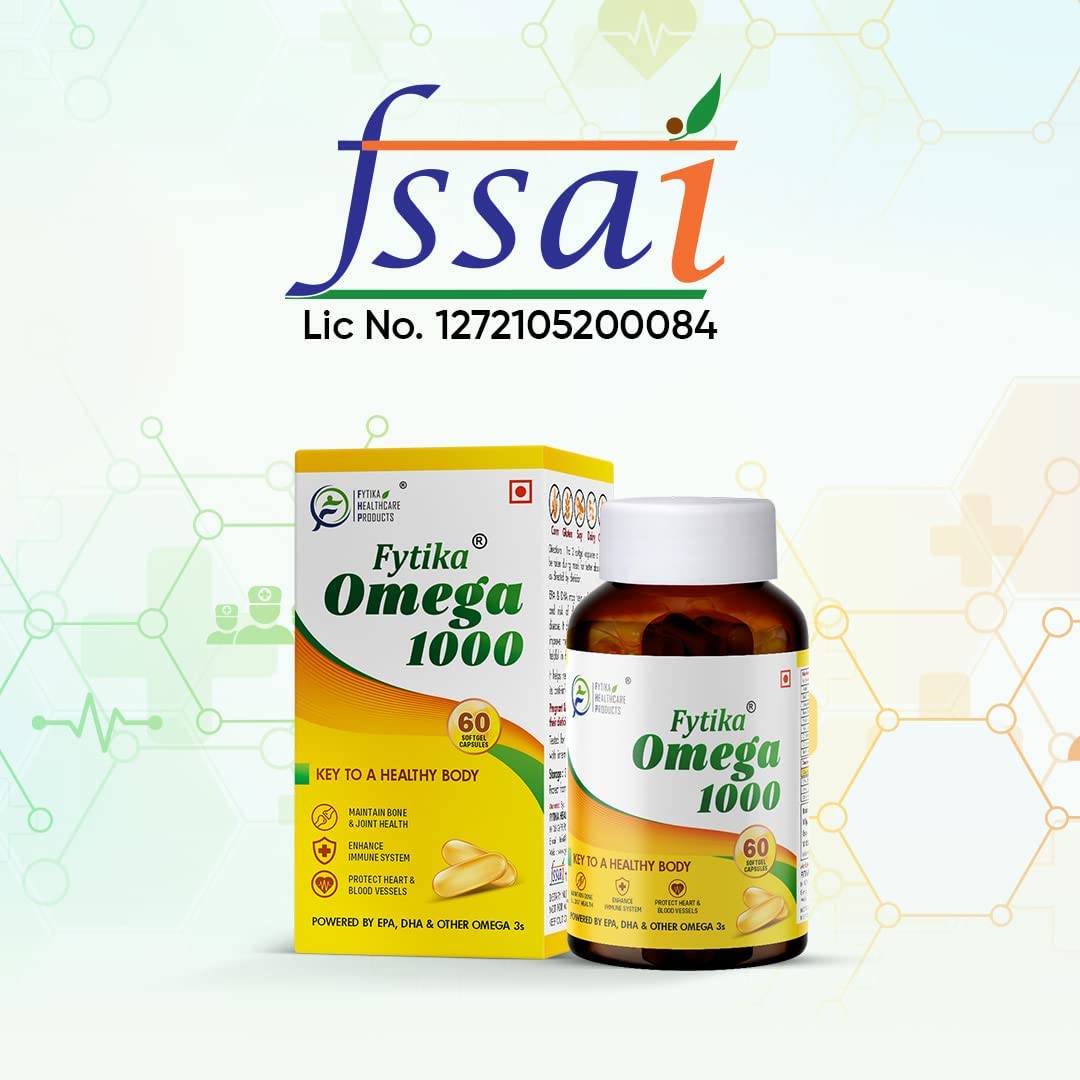 FHC Omega 3 Fish Oil 1000mg Capsule, 60 Capsules