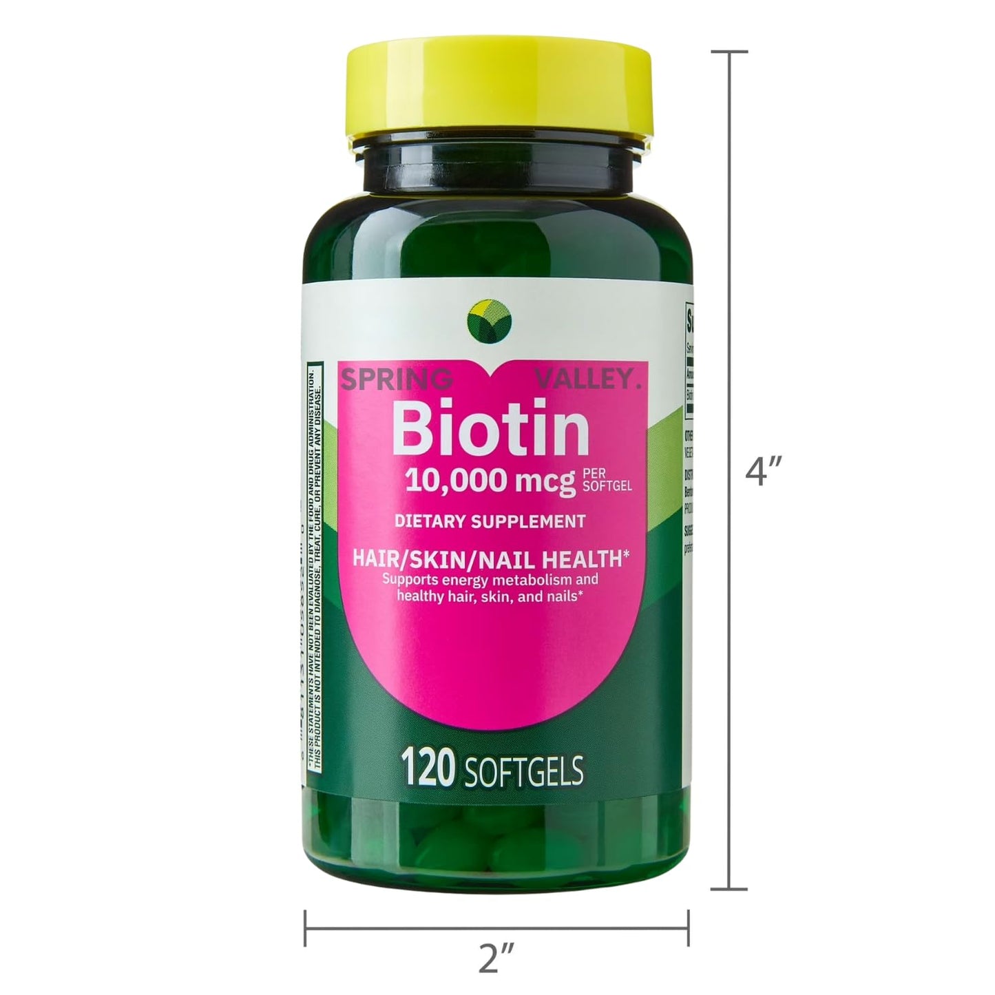 Generic Biotin Hair Skin Nails Softgels 10,000 mcg 120 Count
