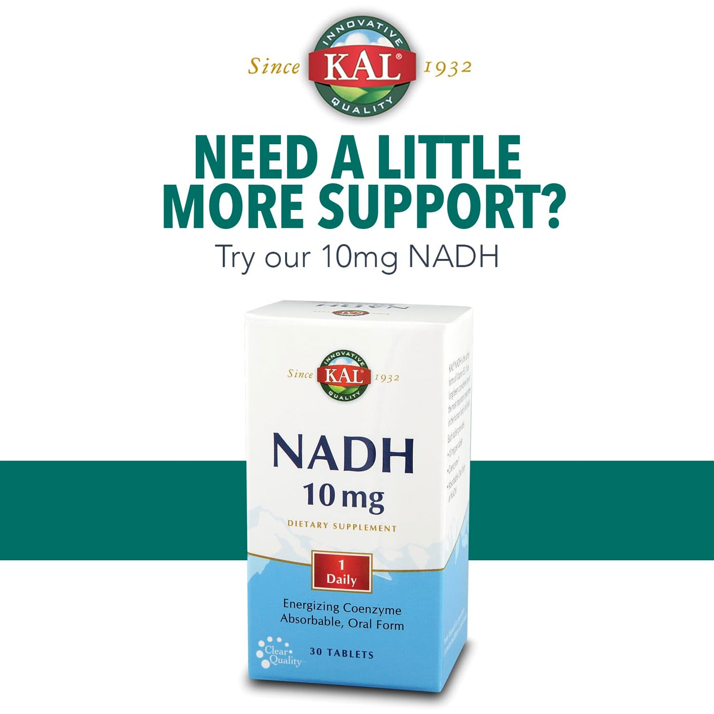 KAL NADH 5 mg Tablets, 30 Count