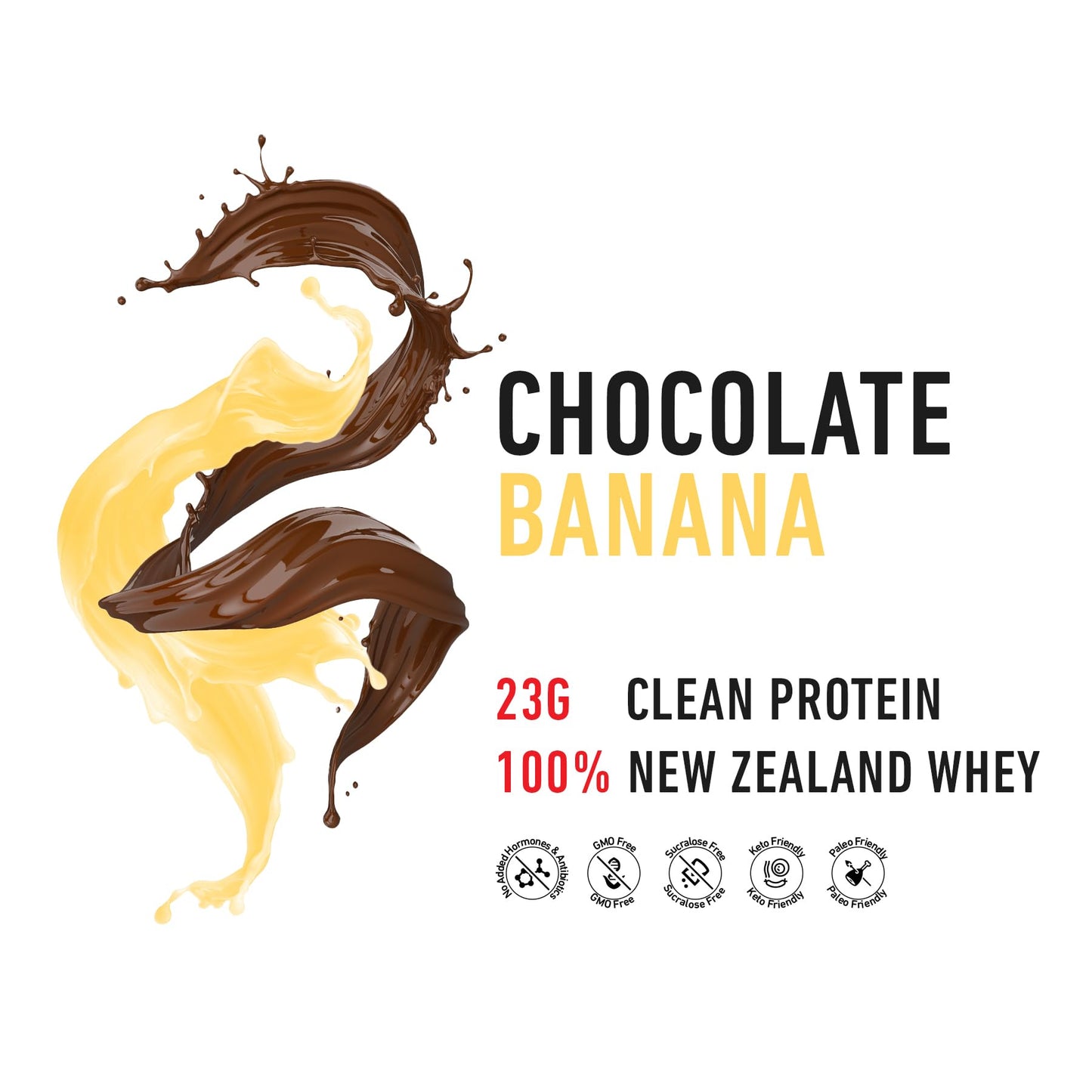Strength Genesis Grass-Fed Whey Protein Powder - Chocolate Banana Pur Zealander, 1 lb, 16 Servings