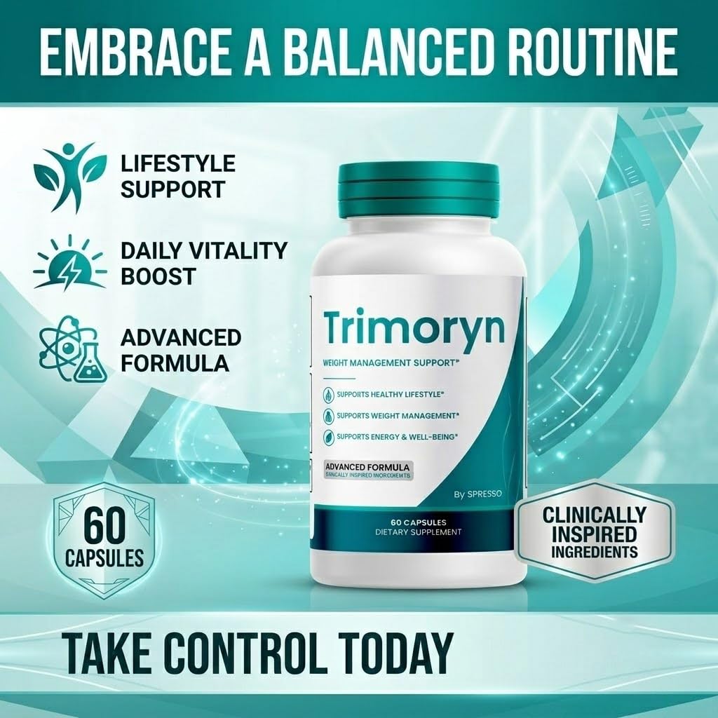 SPRESSO Trimoryn Supplement Pills for Daily Wellness Capsules, 120 Capsules