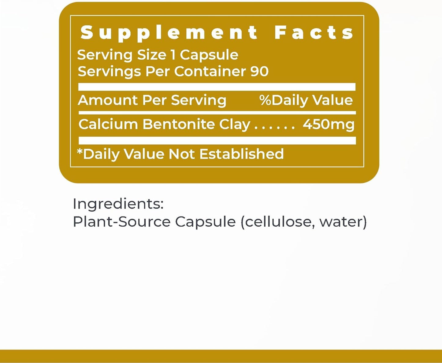 Premier Research Labs Medi-Clay-FX Bentonite Clay Capsules, 90 Count