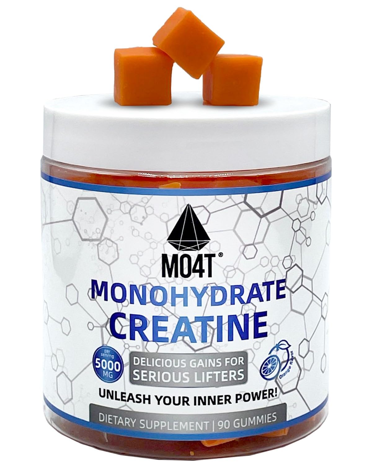 MOMOF4TRANSFORM Creatine Monohydrate Gummies 90 Count
