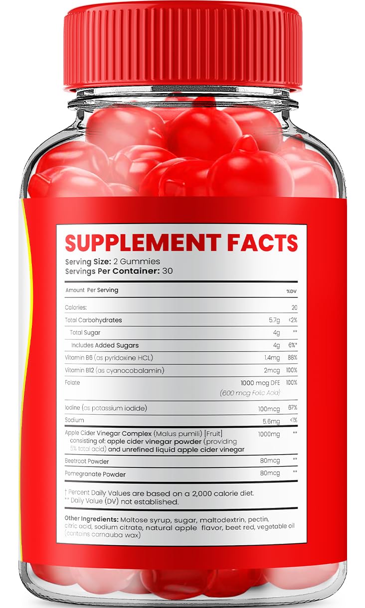 Indelo Pump Burn Keto ACV Gummies, 180 Gummies